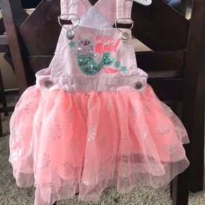 Little Lass baby girl pink skirtall